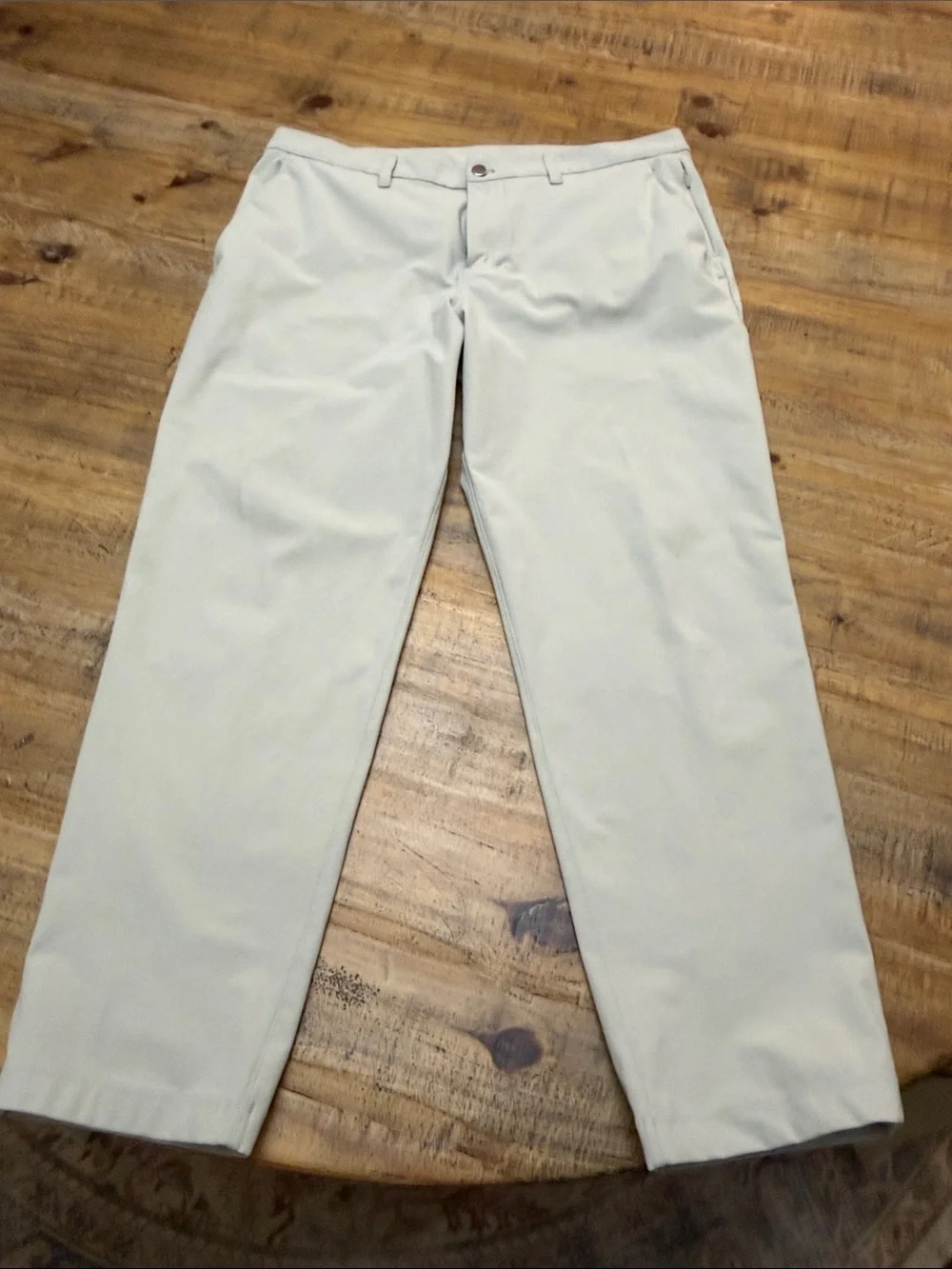 Lululemon Men’s Khaki Performance 5 Pocket Pants Stretch Golf Casual 36 x 30